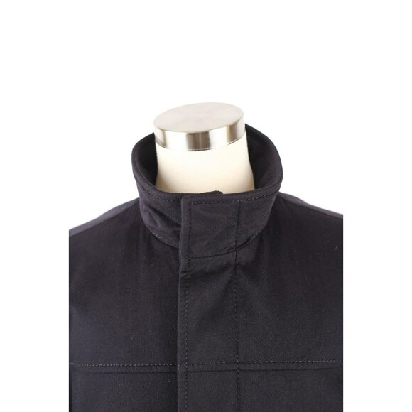 NEW Paul & Shark Loro Piana Cashmere Overcoat SZ XL Black - Picture 2 of 16